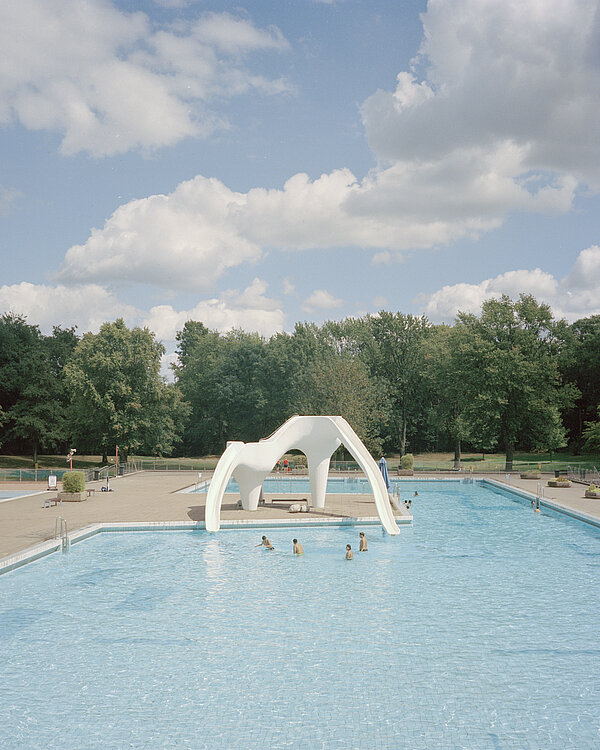 Rutsche im Wasser
